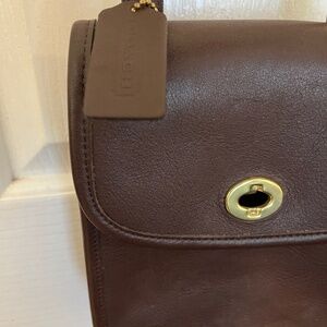 Vintage Coach Leather Crossbody Bag 9978 Chocolate Brown – Mint Condition